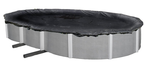 Arctic Armor Rugged Mesh Winter Cover for 18ft x 38ft Oval Above Ground Pools