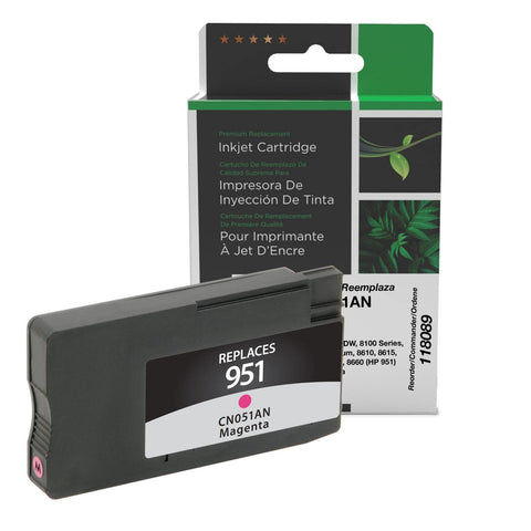 West Point Products Clover Remanufactured Ink Cartridge Replacement for HP 951 (CN051AN) | Magenta
