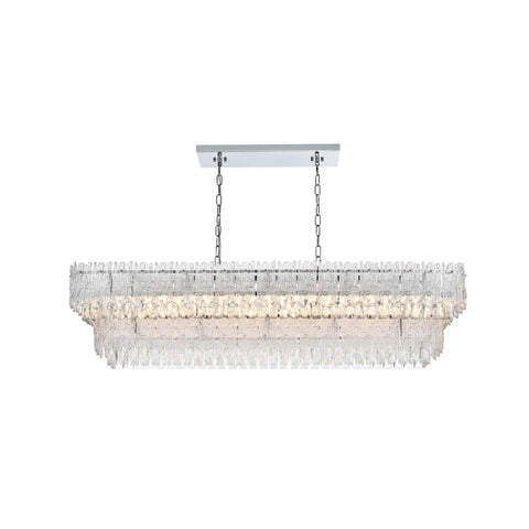 Elegant Lighting Emilia 50 inch Chandelier in Chrome