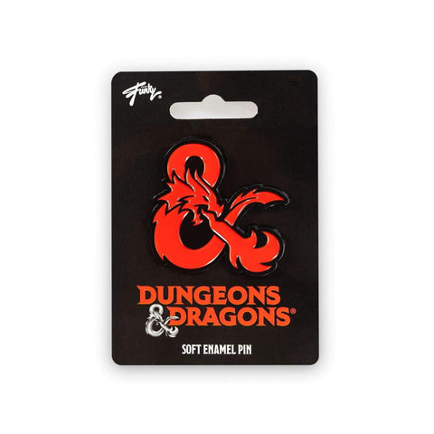 Just Funky Dungeons Collectibles | Dungeons & Dragons Ampersand Pin | Collector’s Edition Soft Enamel Lapel Pin | Badge for Backpack, Bags, Clothes, and Jackets | D&D Tabletop Fantasy RPG Merchandise