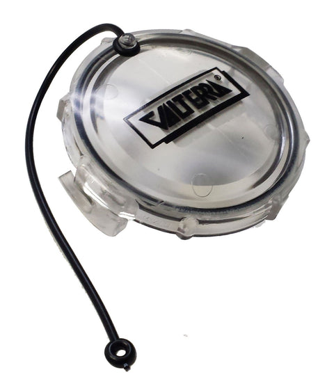Valterra T1020CLR ClearView Waste Valve Cap - 3"