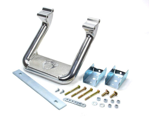 Carr 102522-1 Hoop II Truck Step | Non-Slip Pattern for Secure Footing | Multi-Mount System | Built to Withstand Tough Use & Weather | Minor Drilling | XK3 Khromezone Double Powder Coat