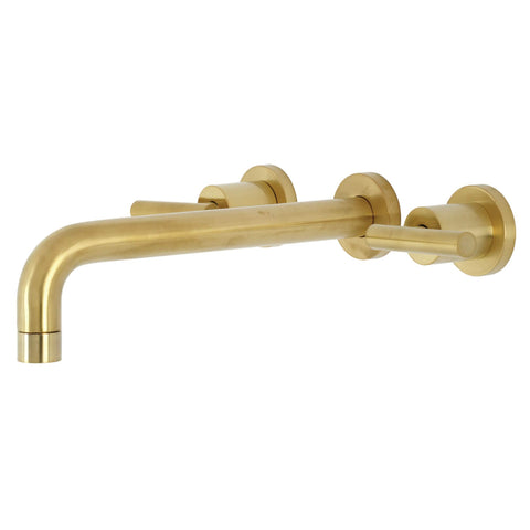 Kingston Brass KS8027CML Manhattan Tub Faucet, 12.5 x 10 x 3.06, Brushed Brass