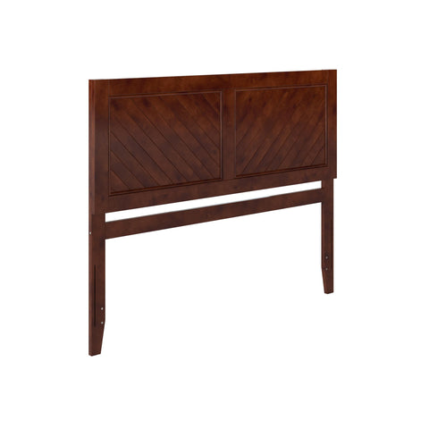 AFI, Canyon Queen Solid Wood Rustic Farmhouse Headboard, Walnut
