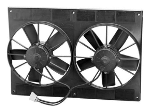Spal 30102052 Puller Fan (11In Dual High Performance ; For Use W/ 30 Amp Fuse (Per Motor) at 13V), 1 Pack