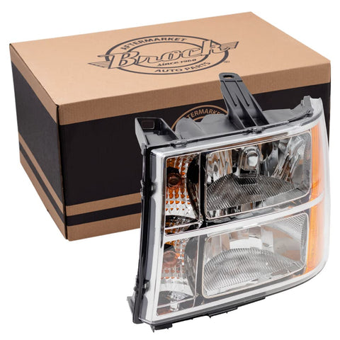Headlight fits 2007-2014 GMC Sierra & Denali Pickup Truck Driver Side Headlamp