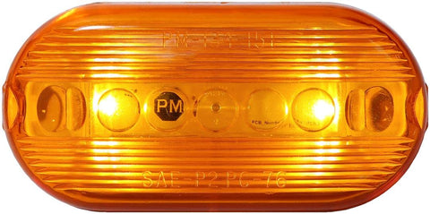 Peterson 35A-MV-BT2 Led Marker/Clearance, Pc Mv Oblong, 4.125"X2" Bt2