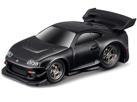 Muscle Machines 1995-97 Supra (MK4) Matt Black 1/64 Diecast Model Car 15585BO