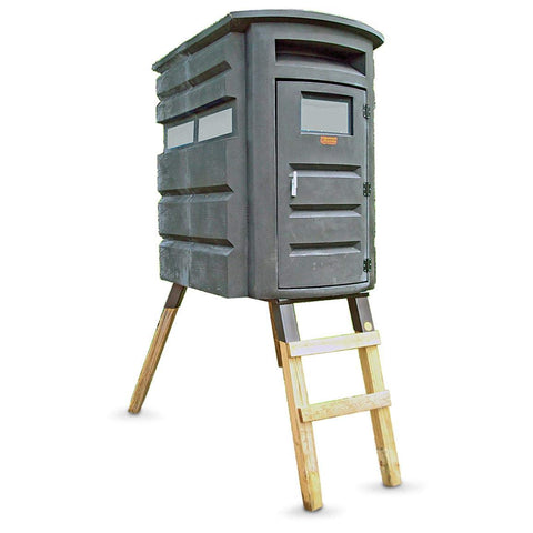 Guide Gear 2-Man Deluxe Condo Hunting Blind with Bonus Blind Shelf, Black