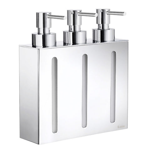 Smedbo SME, Polished Chrome FK259 Soap Dispenser Wallmount, 16.7 x 6 x 21 cm