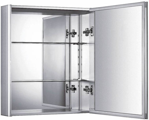 Whitehaus Collection WHKAL Medicine Cabinet, Aluminum