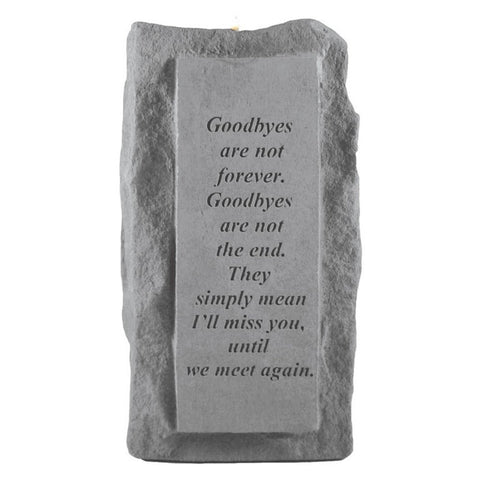 Kay Berry 05220 Goodbyes Are Not...Single-Tall Votive Holder