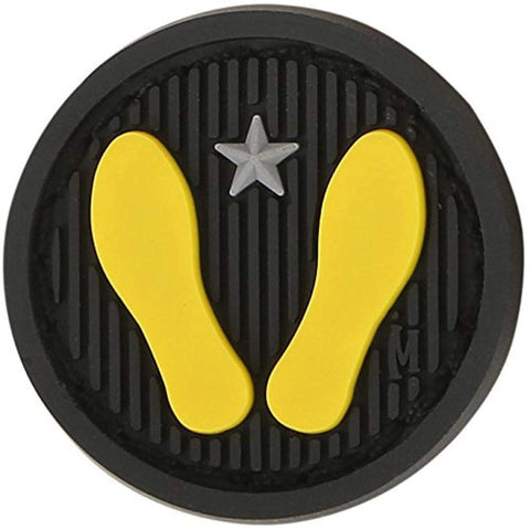 Maxpedition Yellow Footprints 1" x 1" (SWAT)