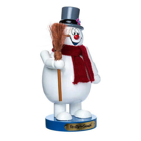 Kurt Adler Wooden Frosty The Snowman Nutcracker, 10"