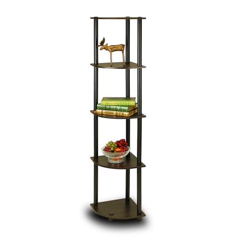 Fast Furnishings Corner Bookcase