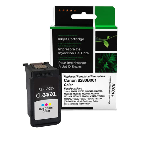 Clover Imaging Remanufactured Color Ink Cartridge Replacement for Canon CL-246XL | Tri-Color