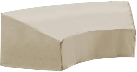 Catalina Round Outdoor Sectional Sofa Furniture Cover Tan