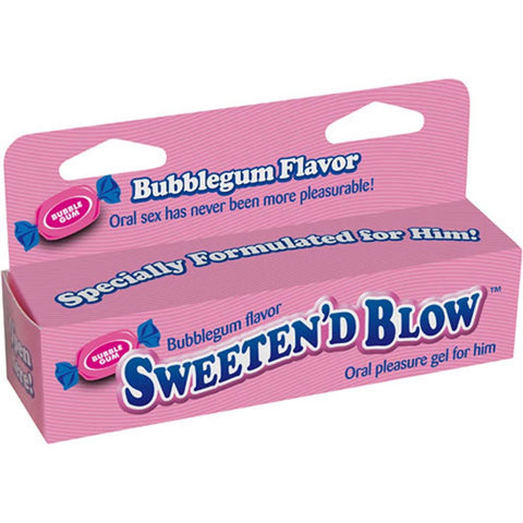 Little Genie, Sweeten'd Blow Oral Pleasure Gel, Bubble Gum, 1.5 Ounces