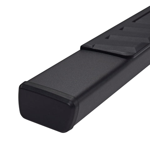 Trailfx Step Bars Fits 2007-2018 Chevrolet Silverado 1500 4 Inch Trapezoid Straight Side Steps with Step Pads Black Matte Powder-Coated Steel Rocker Panel Mount Slip-Resistant Set of 2 TrailFX A4001B