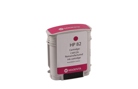 Clover Remanufactured Ink Cartridge Replacement for HP C4912A 82 | Magenta