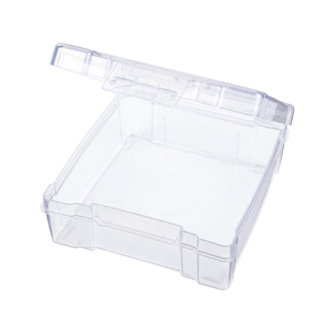 ArtBin 6953AB ClearView 6" x 6" Box Art & Craft Organizer, [1] Plastic Storage Case, Clear