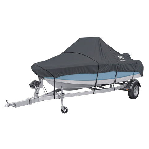 Classic Accessories StormPro Heavy Duty Center Console Boat Cover, For 14-16' Long, Up to 90" W, StormPro Heavy-Duty Center Console Boat Cover