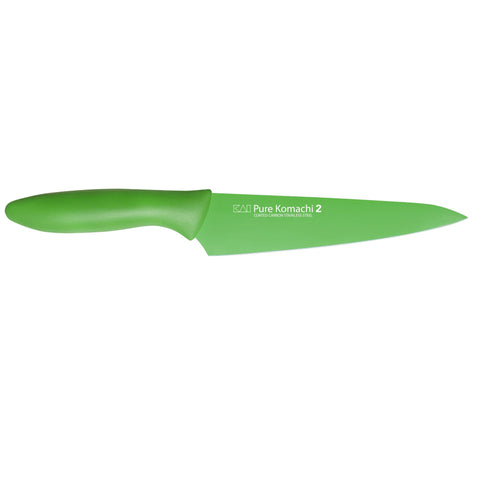 Kai Pure Komachi 2 KS5084 Utility Knife, 6-Inch, Emerald Green, Small