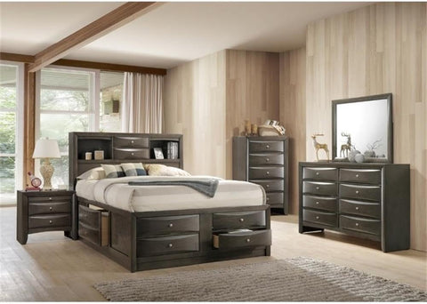 Acme Ireland 5 Drawer Chest in Gray Oak
