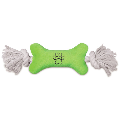 Zanies Tiny Tugger Dog Toys, Green, 7"