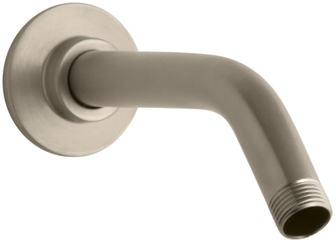 KOHLER K-7397-BV Showerarm and Flange, 7-1/2-Inch Long, Vibrant Brushed Bronze