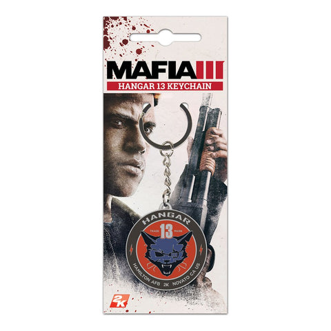 Gaya Entertainment Mafia III Hangar 13 Metal Keychain