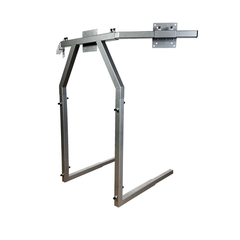 GTR Simulator - GTA Triple Monitor Stands - Small 3 x 24 - Silver Color