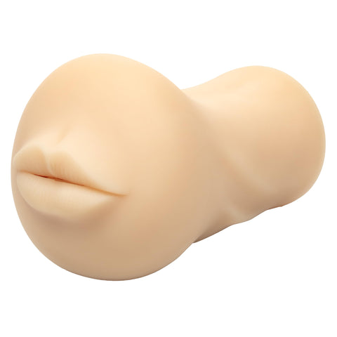 CalExotics SE-0912-25-3 Stroke It Mouth Male Masturbator - Ivory