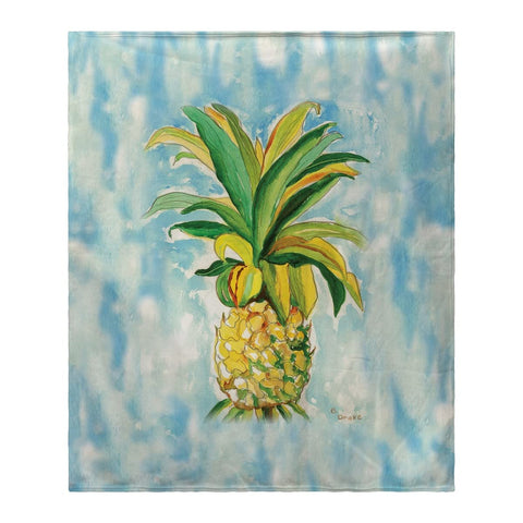 Betsy Drake Pineapple Fleece Blanket
