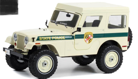 PRE-ORDER 1983 Jeep CJ-5 Hardtop - Maryland State Police (Artisan Collection) Diecast 1:18 Scale Model - Greenlight