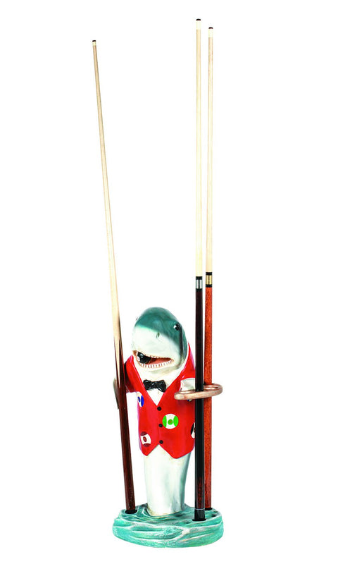 RAM Gameroom Products Shark Red Pool Cue Holder, 28-Inch