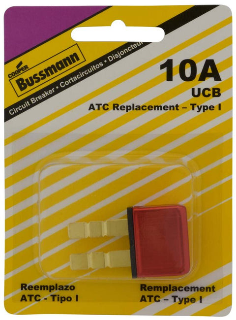 Bussmann (BP/UCB-10-RP) 10 Amp Type-I Universal Circuit Breaker