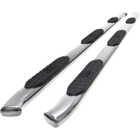 Westin 21-534770 PRO TRAXX 5 Oval Wheel to Wheel Nerf Bars fits 2020-2025 Silverado Sierra 2500 3500 Crew Cab 8' Bed Stainless Steel Pair