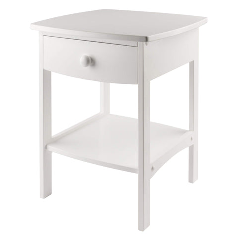 Winsome Claire Accent Table, FURNITURE, White