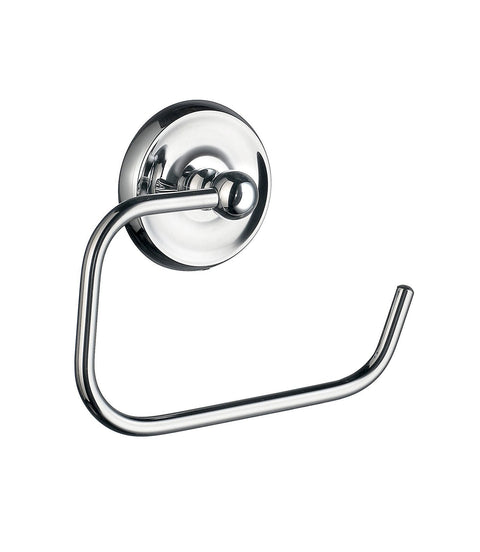 SMEDBO SME, Polished Chrome K241 Toilet Roll Euro Holder Without Lid, 16 x 4 x 16.7 cm (SME_K241)