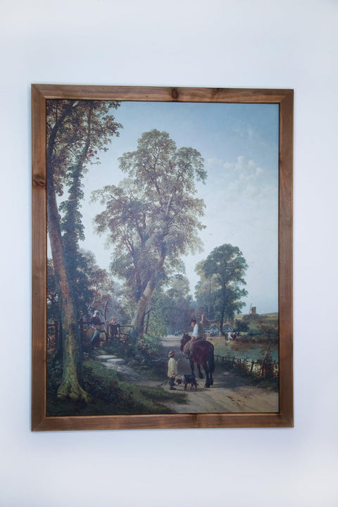 Country Scene Canvas Hanging Art