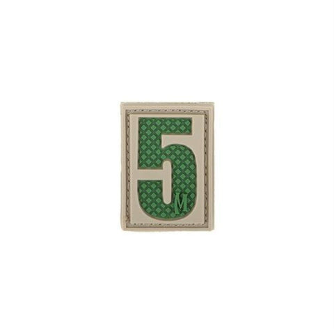Maxpedition Gear Number 5 Patch (Arid) 0.84" x 1.18"