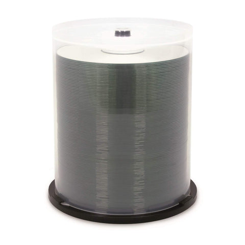 Verbatim CD-R 700MB 52X Shiny Silver Silk Screen Printable, Hub Printable - 100pk Spindle