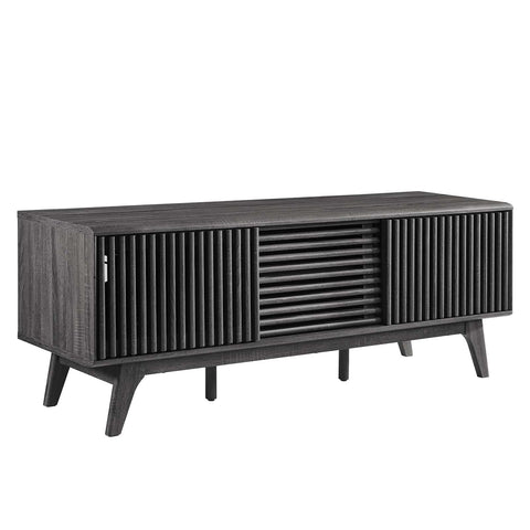 Modway EEI-6180-CHA Iterate 59" TV Stand, Charcoal