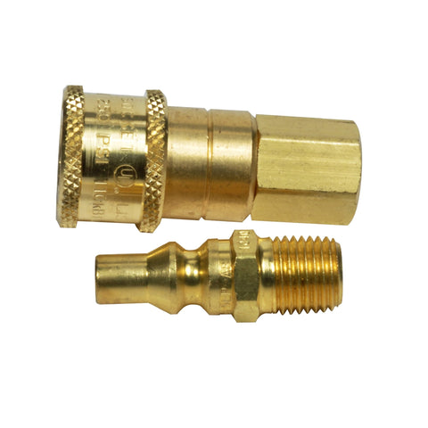Mr. Heater Propane or Natural Gas Connector Set, 1/4" Male Thread x 1/4" Female