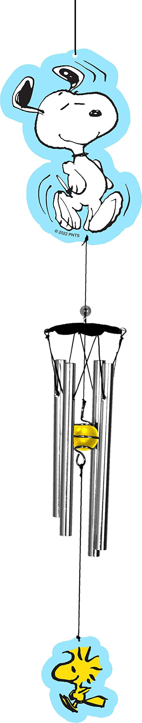 Spoontiques Snoopy Wind Chime - Outdoor Garden Décor - Decorative Chimes for Yard, Garden, Backyard and Patio Decoration