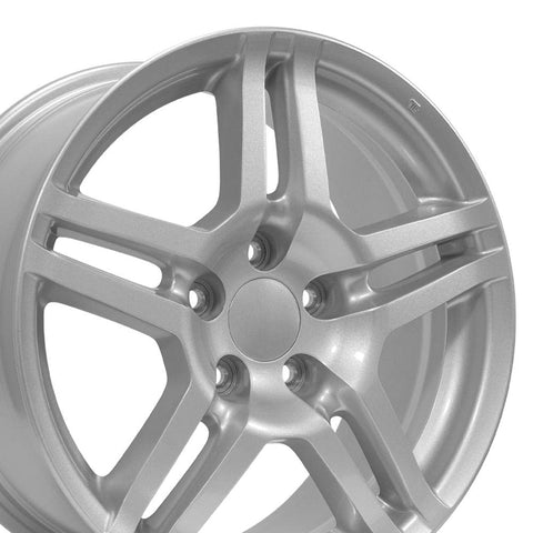 OE Wheels AC04 17 Inch Rim Fits TL Style 5x114.3 17x8 Gloss Silver - Hollander 71762 (1)