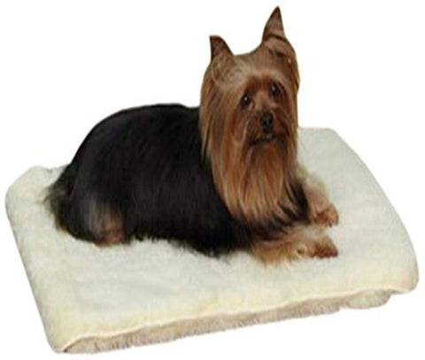 Slumber Pet Double-Sided Sherpa Mat, X-Small, Natural