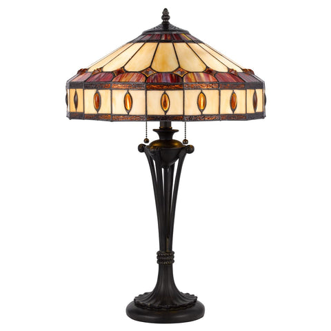 Cal 60W x 2 Tiffany Table lamp