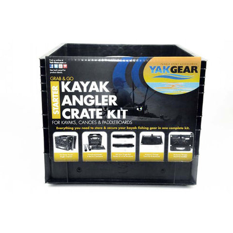 Yak Gear 01-0026-01 Kayak Angler Kit in Crate, Starter Kit